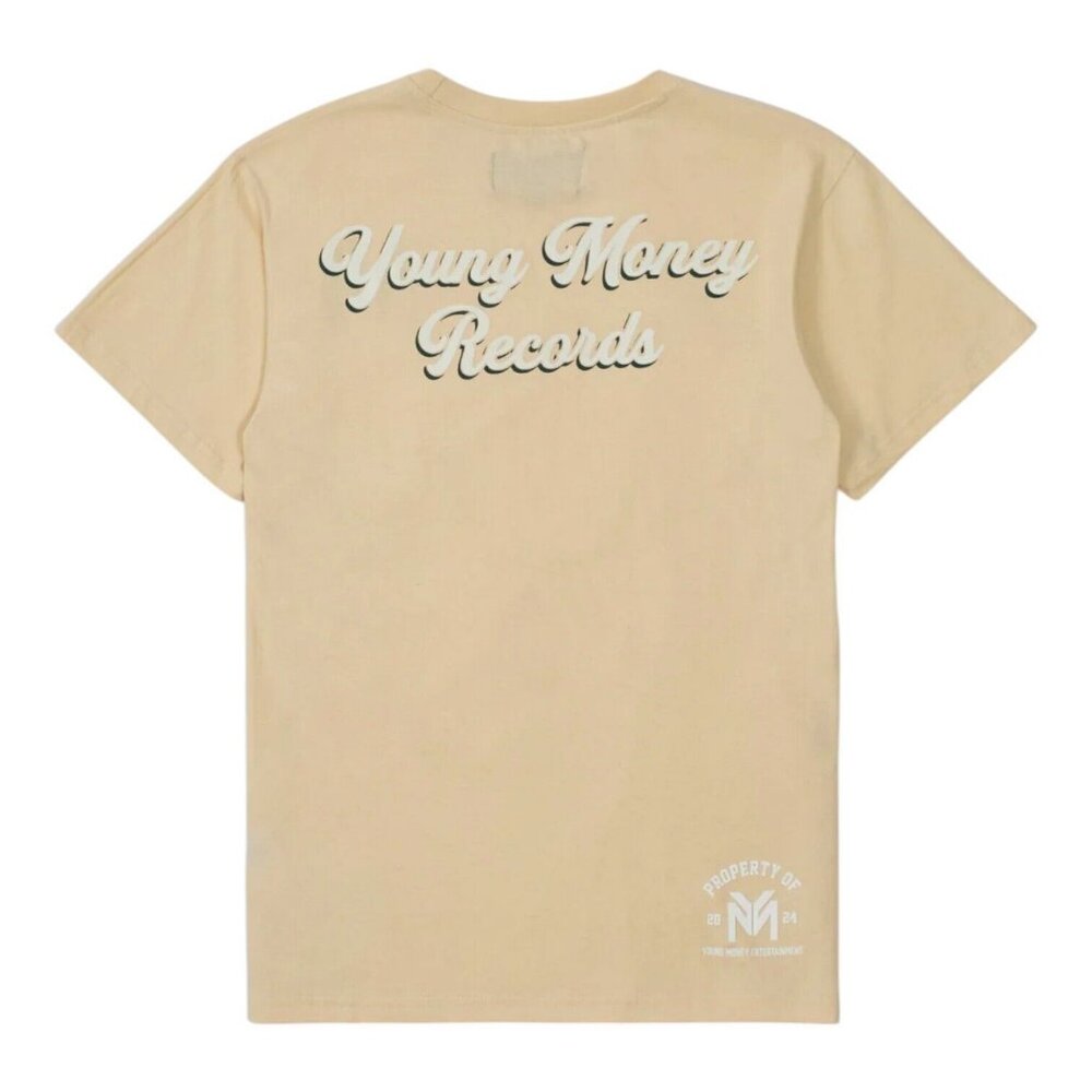 Lil Wayne Property Of Young Money T-Shirt Tee Khaki Weezy Rap Men's - Picture 2 of 4